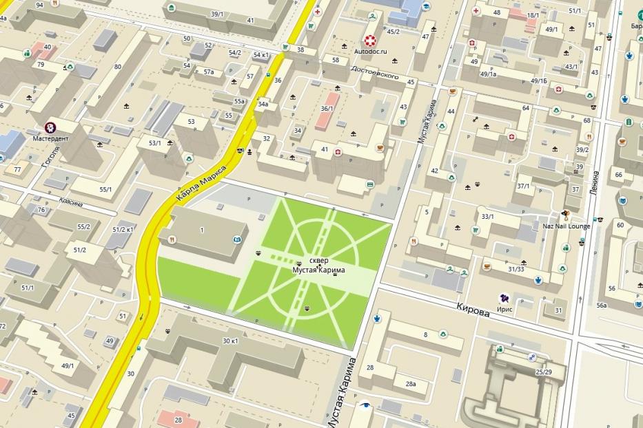 В историческом центре Уфы 1 мая будут временно перекрыты несколько улиц