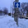 На участке переулка Школьный организовано одностороннее движение