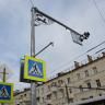 В Уфе продолжается установка светофоров с датчиками движения и направленным освещением пешеходных переходов