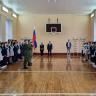 Новая учебная неделя в школах Орджоникидзевского района началась с церемонии поднятия флага и исполнения гимна