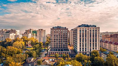 ЖК Аристократ возле парка Якутова в Уфе. Фото: Данил Ивлев, 2020